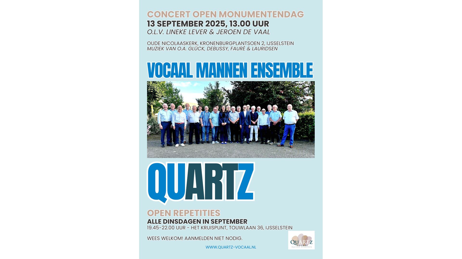 Vocaal Mannen Ensemble QuARTz